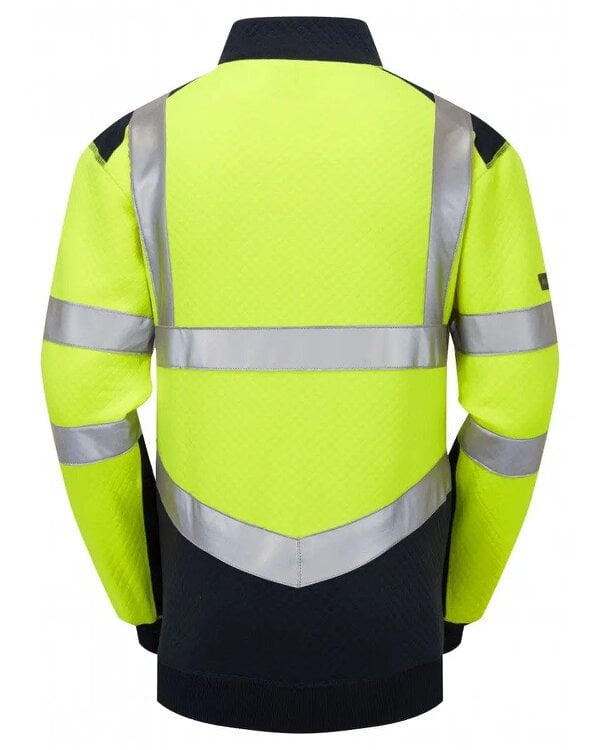 Leo Workwear Tapeley Dual Colour 1/4 Zip Sweatshirt