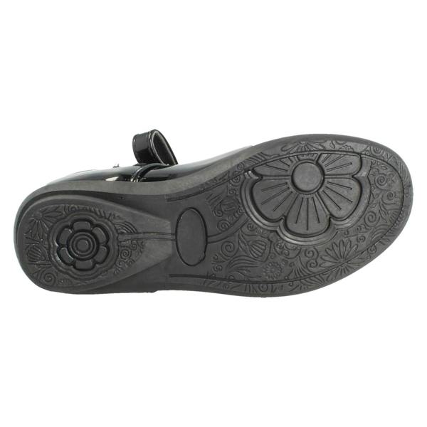 Spot On Girls Spot On Strap Fastening Mary Jane School Shoes H2674