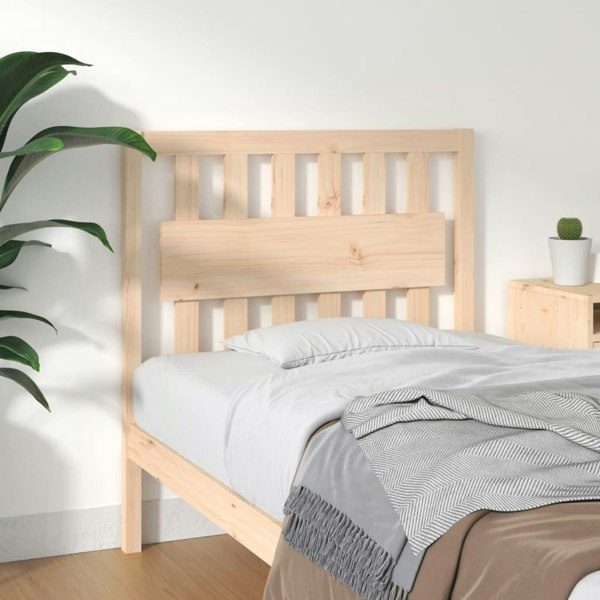Berkfield Bed Headboard 95.5x4x100 cm Solid Wood Pine