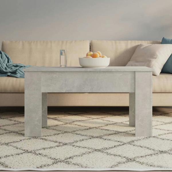 Berkfield Coffee Table Concrete Grey 101x49x52 cm Engineered Wood