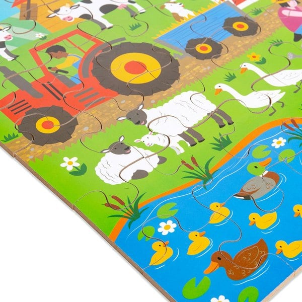 Bigjigs Toys Farmyard Floor Puzzle (48 piece)