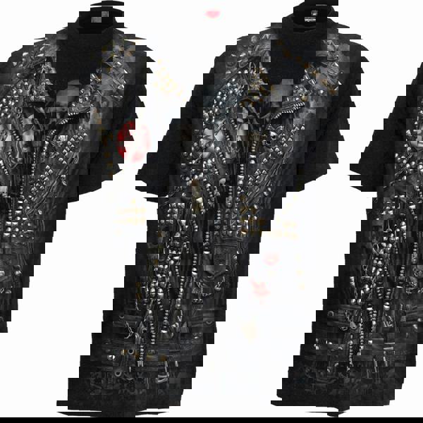 GOTH METAL - Allover T-Shirt Black