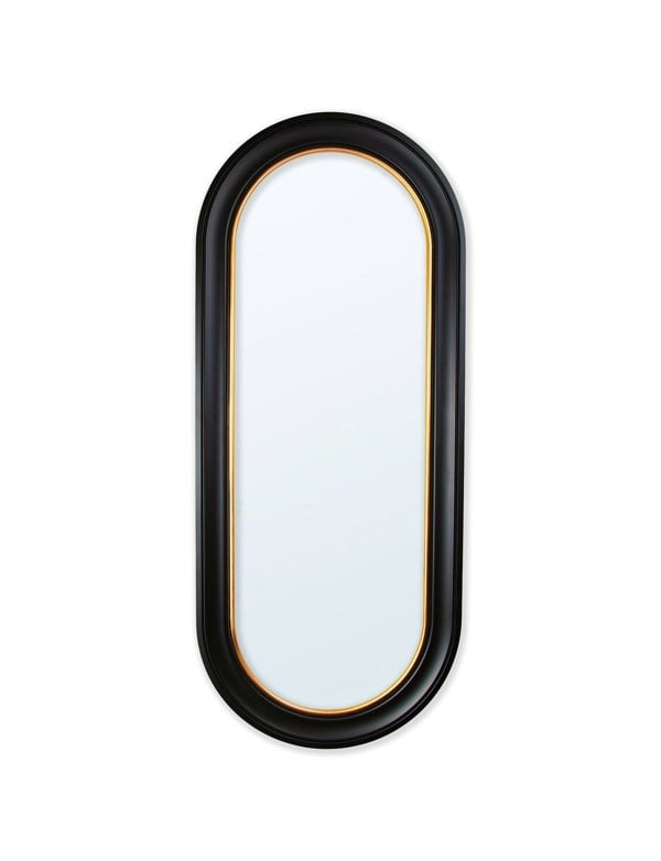 Exceptional Art Pill Mirror - Black and Gold
