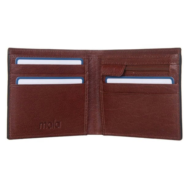 Mala Leather Men’s RFID Football Vintage Style Walle