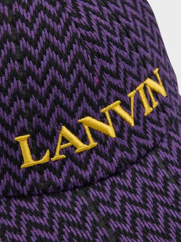 Lanvin x Future Curb Baseball Cap Black Purple