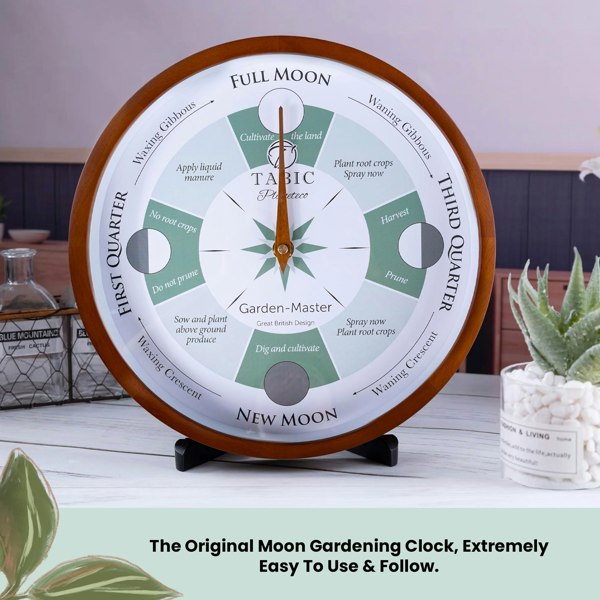 Tabic Moon Gardening clock - Planeteco Garden Master, the Best gardening tool for any Gardener