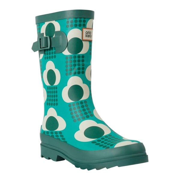 Regatta Womens/Ladies Orla Kiely Rain Cloud Mid Calf Wellington Boots - Emerald