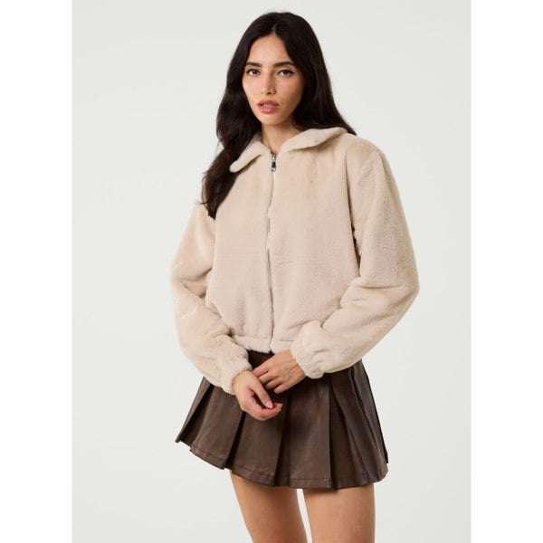 Pink Vanilla Fluffy Zip Up Jacket