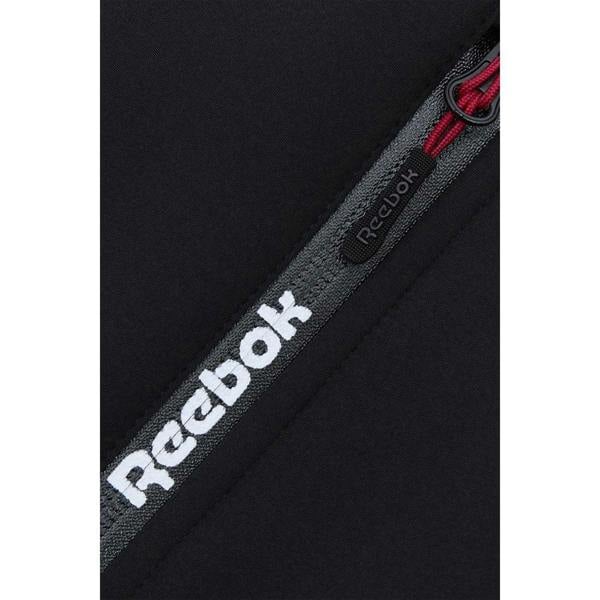 Reebok Mens Mixed Media Jacket - Black - 