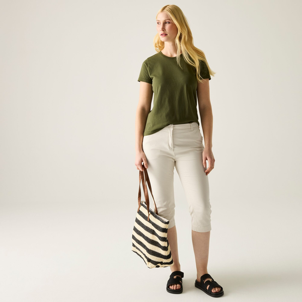 Regatta Women's Bayletta Capri Trousers - Light Vanilla