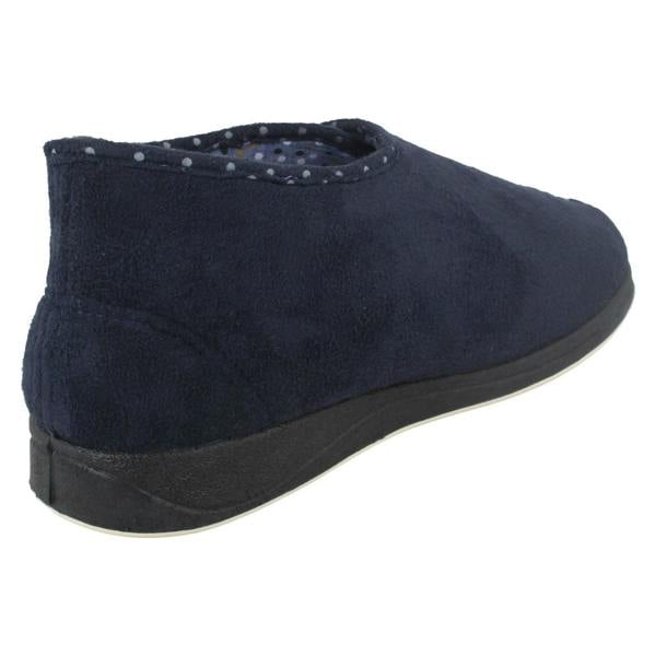 Padders Ladies Padders Wide Fitting Boot Style Slippers Cherish