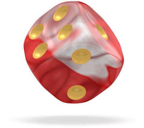 Oakie Doakie D6 16mm Gemidice Red Sky 12 Dice Set