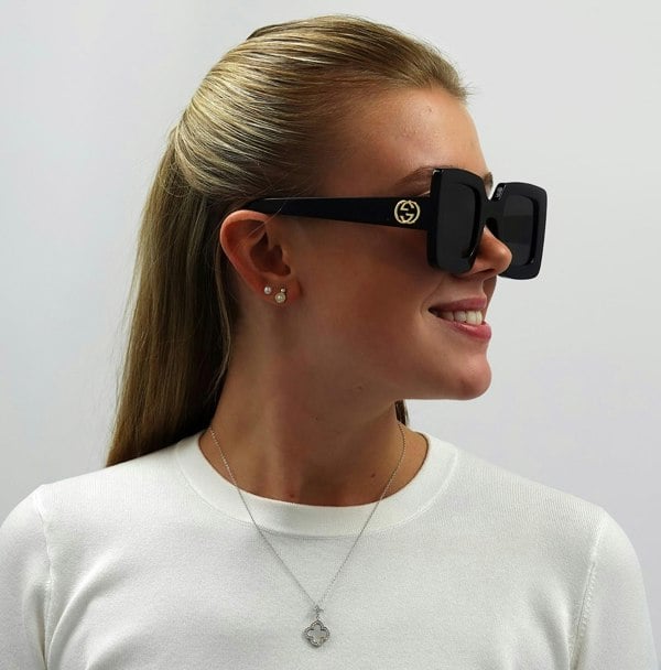 Gucci Sunglasses GG0780S 005 Black Grey