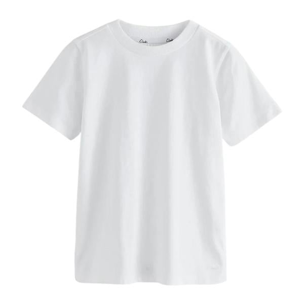 Clarks Boys Embroidered Logo Relaxed Fit T-Shirt (Pack of 3) - Black/Blue/White - 
