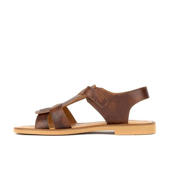 Embassy London Fiona - Brown - Women's Leather Gladiator Strap Sandals