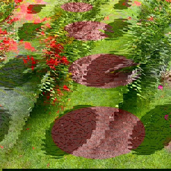 Nicoman Eco-Friendly Garden Stepping Stones - Scroll