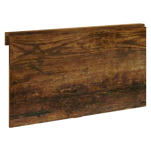 Berkfield Folding Wall Table Smoked Oak 100x60x56 cm Engineered Wood