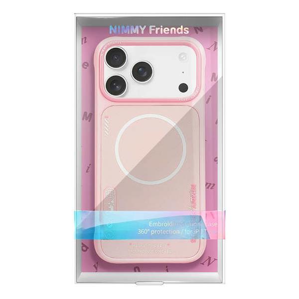 Nimmy Friends Nimmy Cool & Cute 2.0 Case with MagSafe for iPhone 17 Pro 6.3" Pink - N-YJKM-CX2.0-IP17-PRO-04