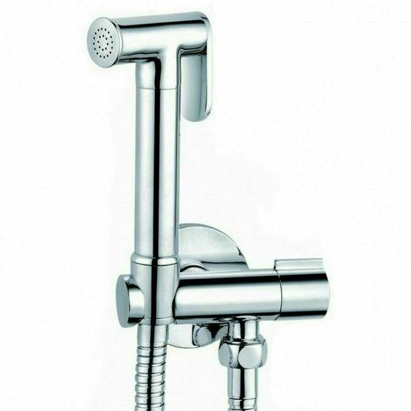 HYGRAD BUILT TO SURVIVE Hand Held Bathroom Bidet Spray Kit With Thermostatic Temperature Mixer Chrome UK