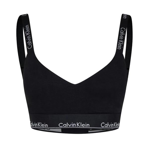 Calvin Klein Womens/Ladies V Neck Bralette - Black - 