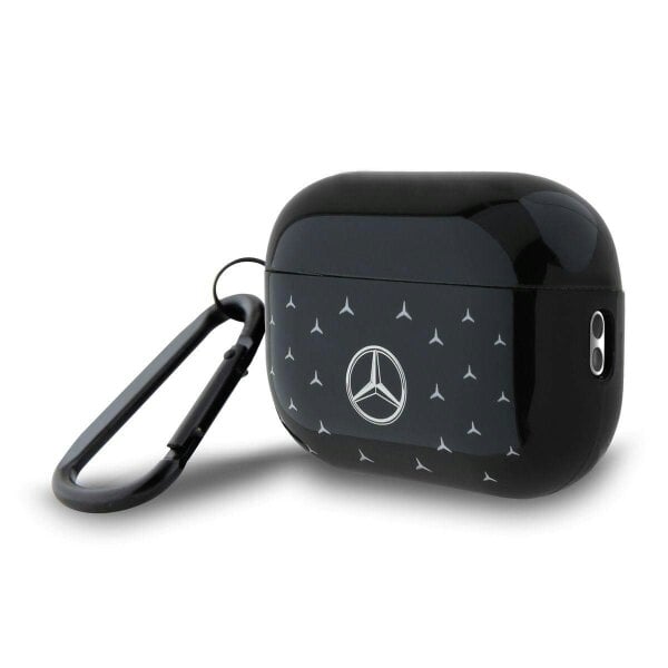 Mercedes Benz Geometry Star Pattern TPU Case for AirPods Pro 2 Black - MEAP28DMGHH