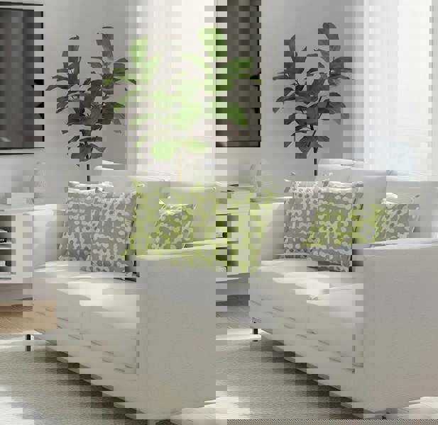 Anyhouz Anypillow Daisy Plush Pillowcase Floral Cushion Cover