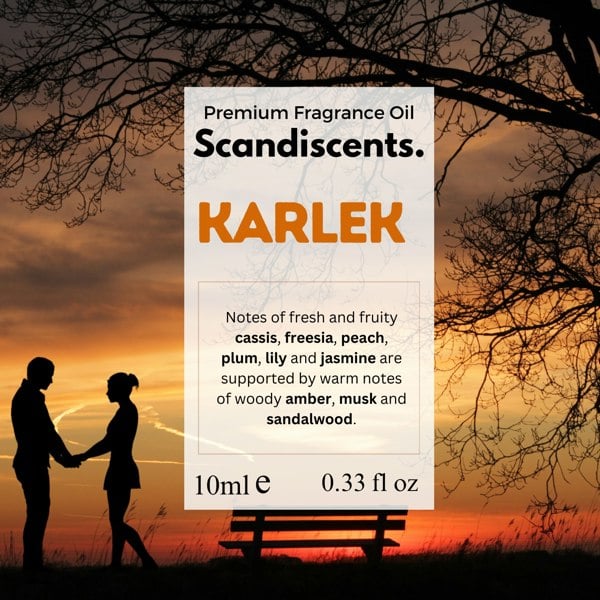 Karlek (Love) Fragrance Oil - Scandiscents, waterless diffuser, essential oils, fragrance oils