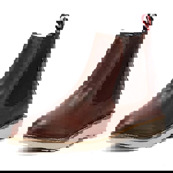Ben Sherman - BS34633 Mens HAMPTON Leather Chelsea Boots - Burgandy