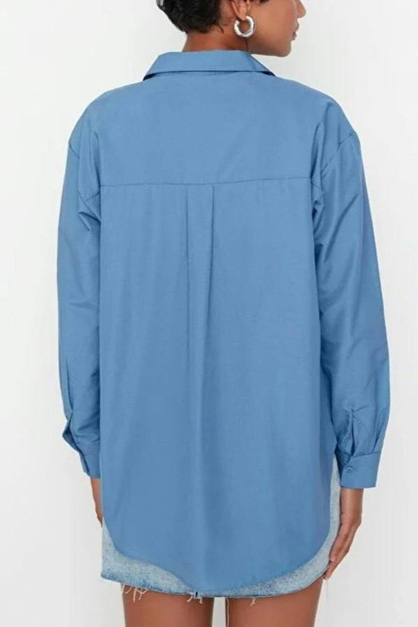 WOVCOR Loose Fit Cotton Woven Shirt