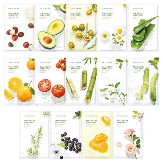 NATURE REPUBLIC Real Nature Mask Sheet 23ml (1ea)