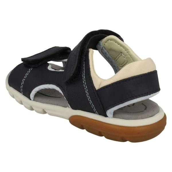 Clarks Boys Clarks Hook And Loop Sandals Rocco Wave K