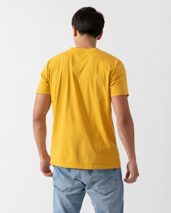 Fjallraven Logo Mens T-Shirt - Ochre 160