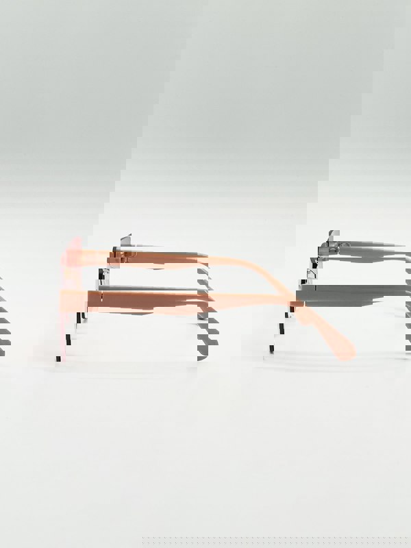 SVNX Square Frameless Sunglasses with Ombre Lens