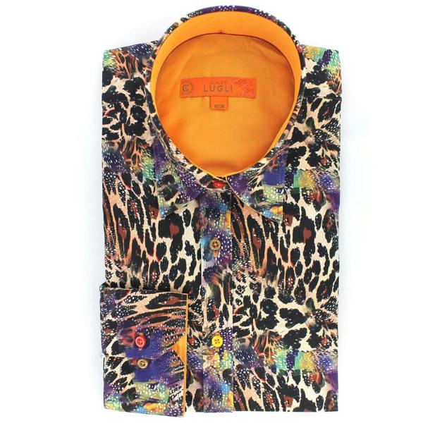 CATWOMAN LEOPARD  WOMENS  PRINT SHIRT – Premium Men's Patterned Shirt by Claudio Lugli | Bold Design, Tailored Fit, Best Printed Shirts