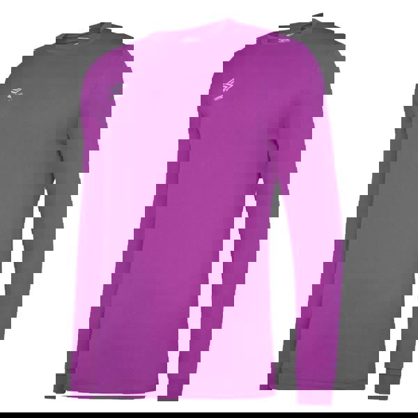 Umbro Mens Club Long-Sleeved Jersey - Purple Cactus