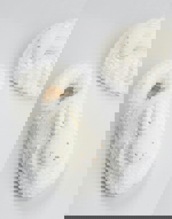 Miffy Girls White Character Face Mule Slippers