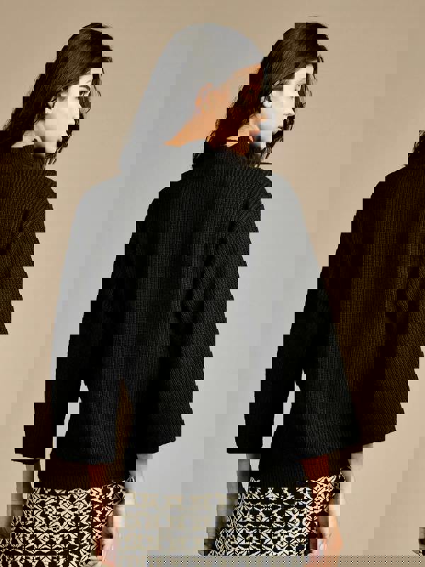 GWD Belle Black Wool Jumper