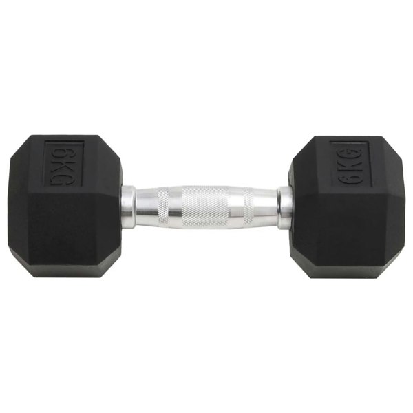 Berkfield Dumbbells 2 pcs 12 kg Cast Iron