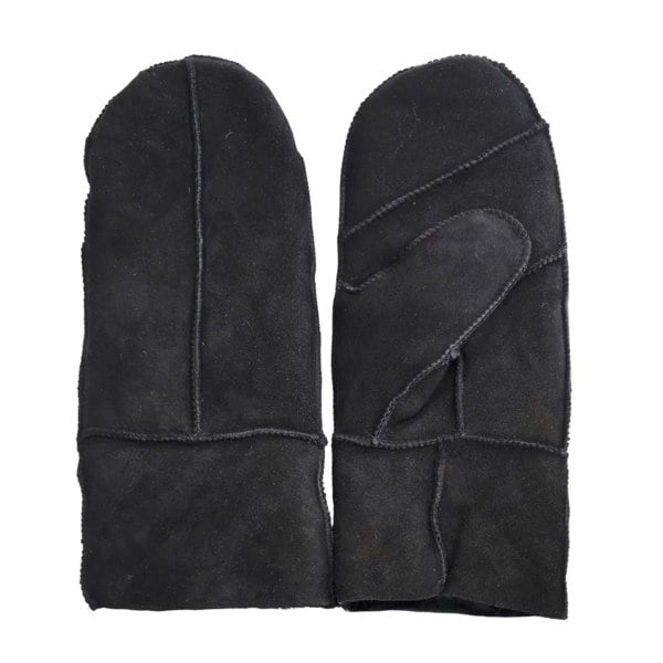 Infinity Leather Women’s Premium Suede Leather Shearling Wool Lining Gloves