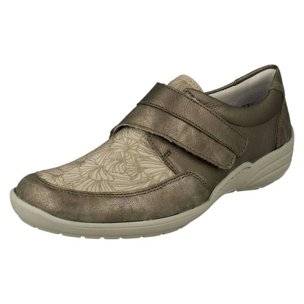 Remonte Ladies Remonte Hook And Loop Wide Fitting Shoes R7600