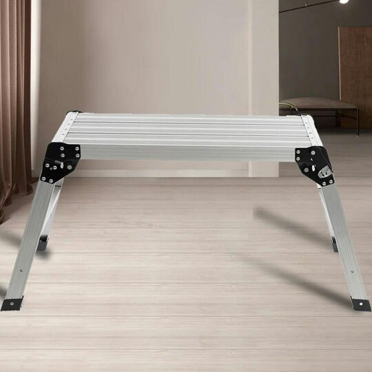Havendro 150kg Folding Aluminium Step Ladder Stool Work Platform Up Bench Lightweight