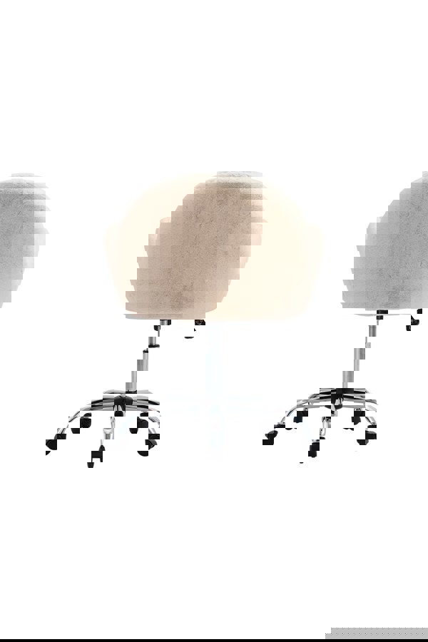 Living and Home Adjustable Height Plush Swivel Office Chair