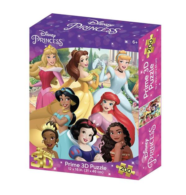 Prime 3D Puzzles Prime 3D Disney Princess 200 Piece Puzzle