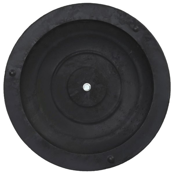Berkfield Parasol Base Round Polyresin 10 kg Black
