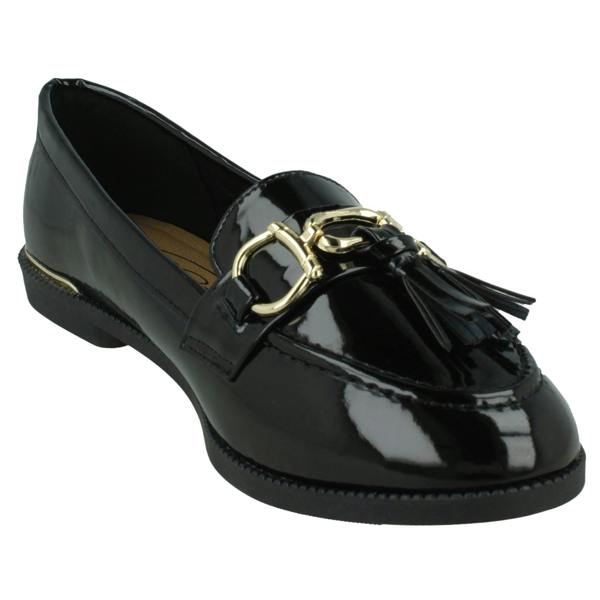 Spot On Ladies Spot On Loafer Shoes F80549