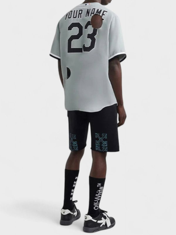 OFF - WHITE x MLB x Chicago WS Cut Out Shirt - Supplied FashionOff - White