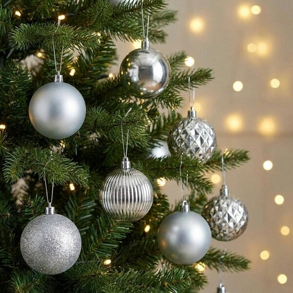 Garden Greatness Mixed Finish Christmas Tree Bauble Set