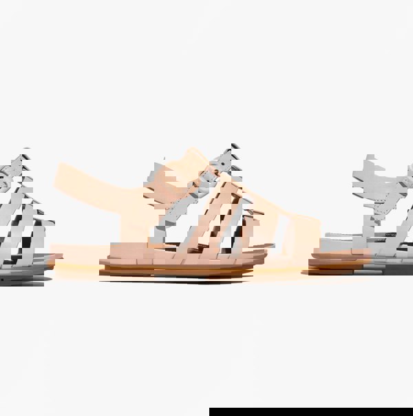 FitFlop GRACIE RUBBER-BUCKLE Womens Fisherman Sandals Sandy Beige