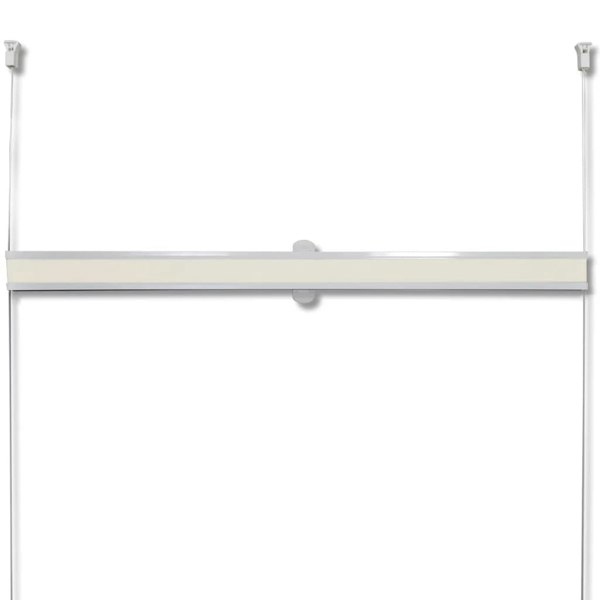 Berkfield Plisse Blind 70x125cm Creme