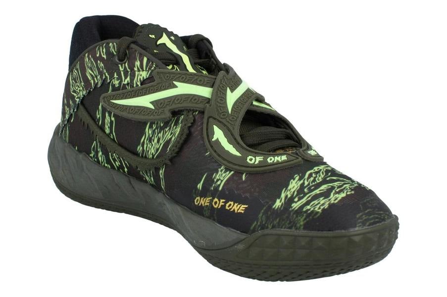 Puma Mb.05 Camo La Melo Ball Mens Basketball Trainers 312795  01